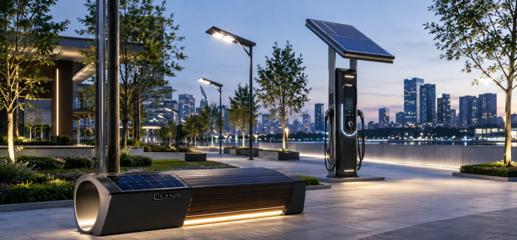 solar smart outdoor products showcase