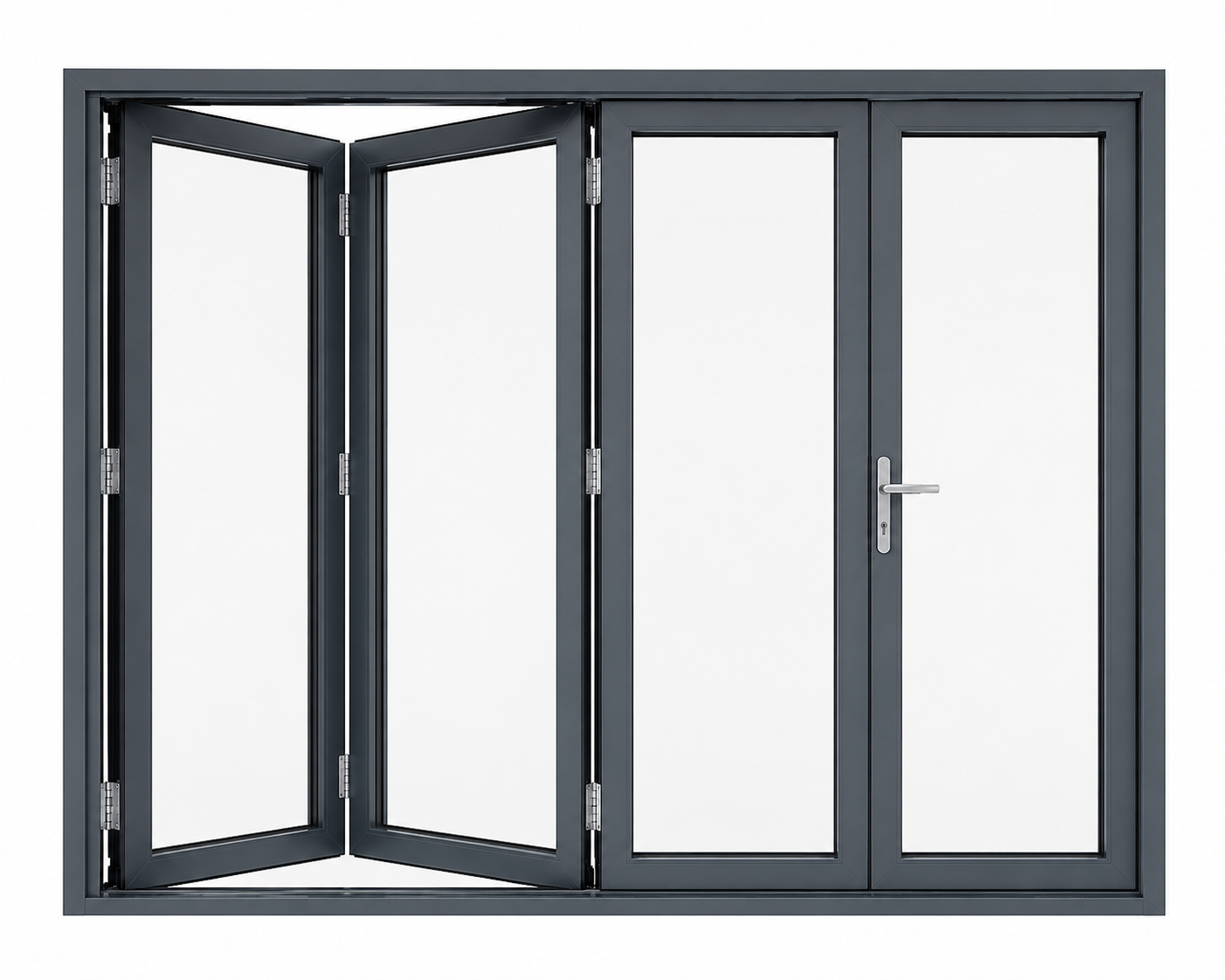 Aluminum Folding Glass Door product image for outdoor commercial and public space projects