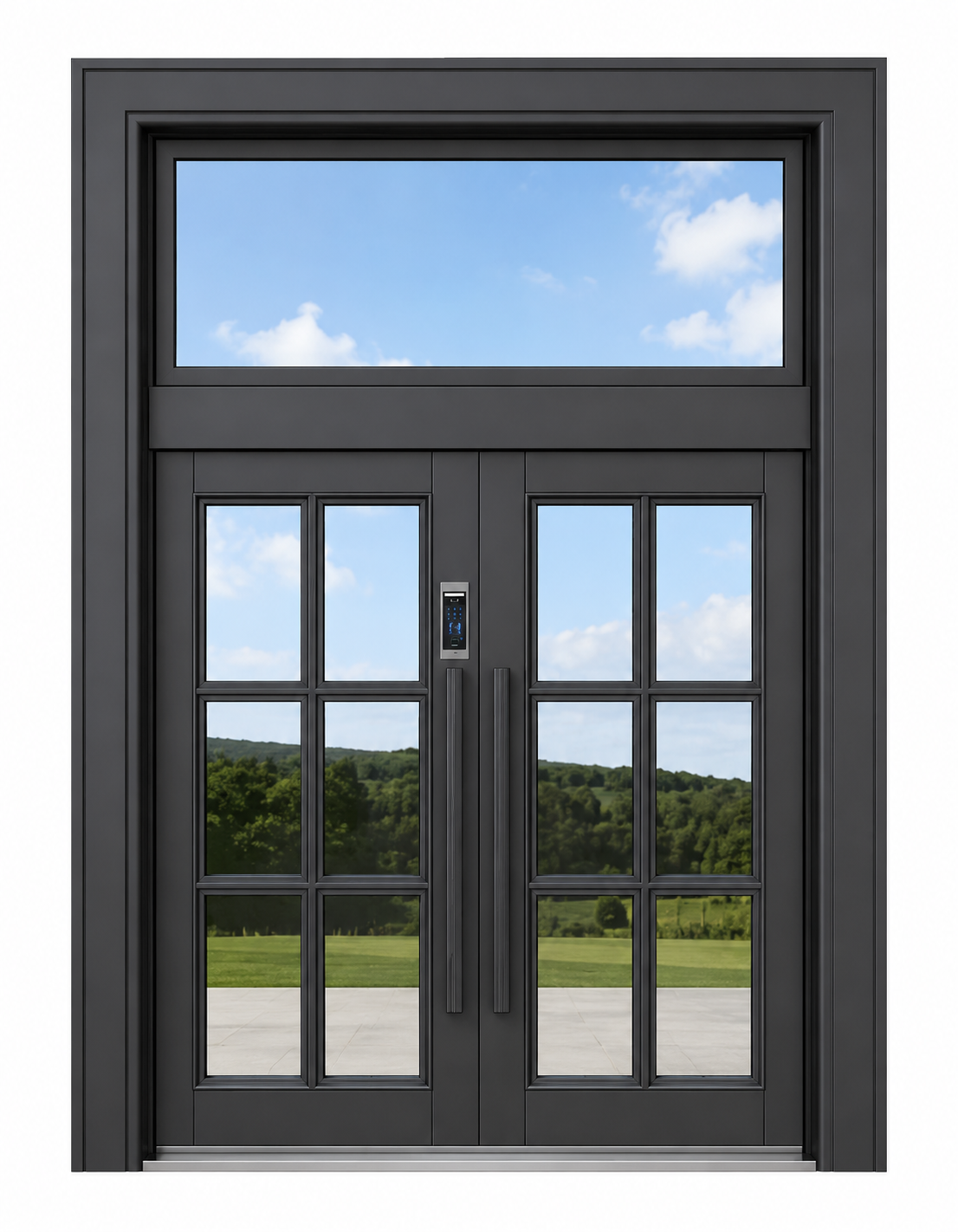 Black Aluminum Casement Window product image for outdoor commercial and public space projects