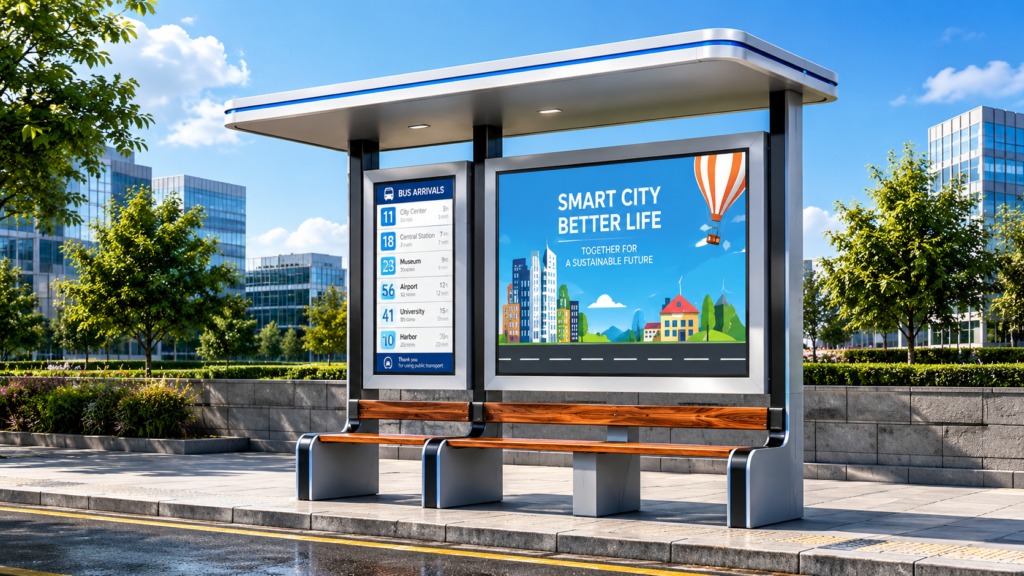 Bus Shelter 1 product image for outdoor commercial and public space projects