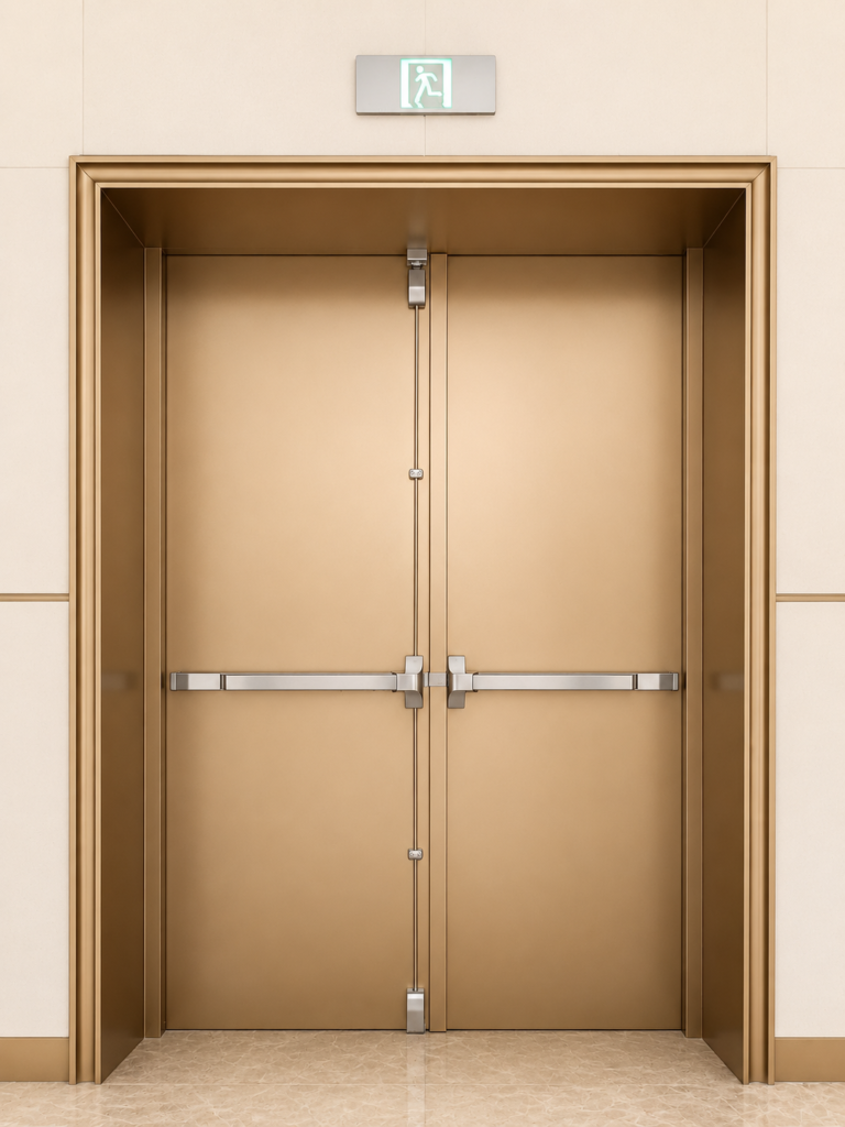 Commercial Steel Fire Exit Door product image for outdoor commercial and public space projects