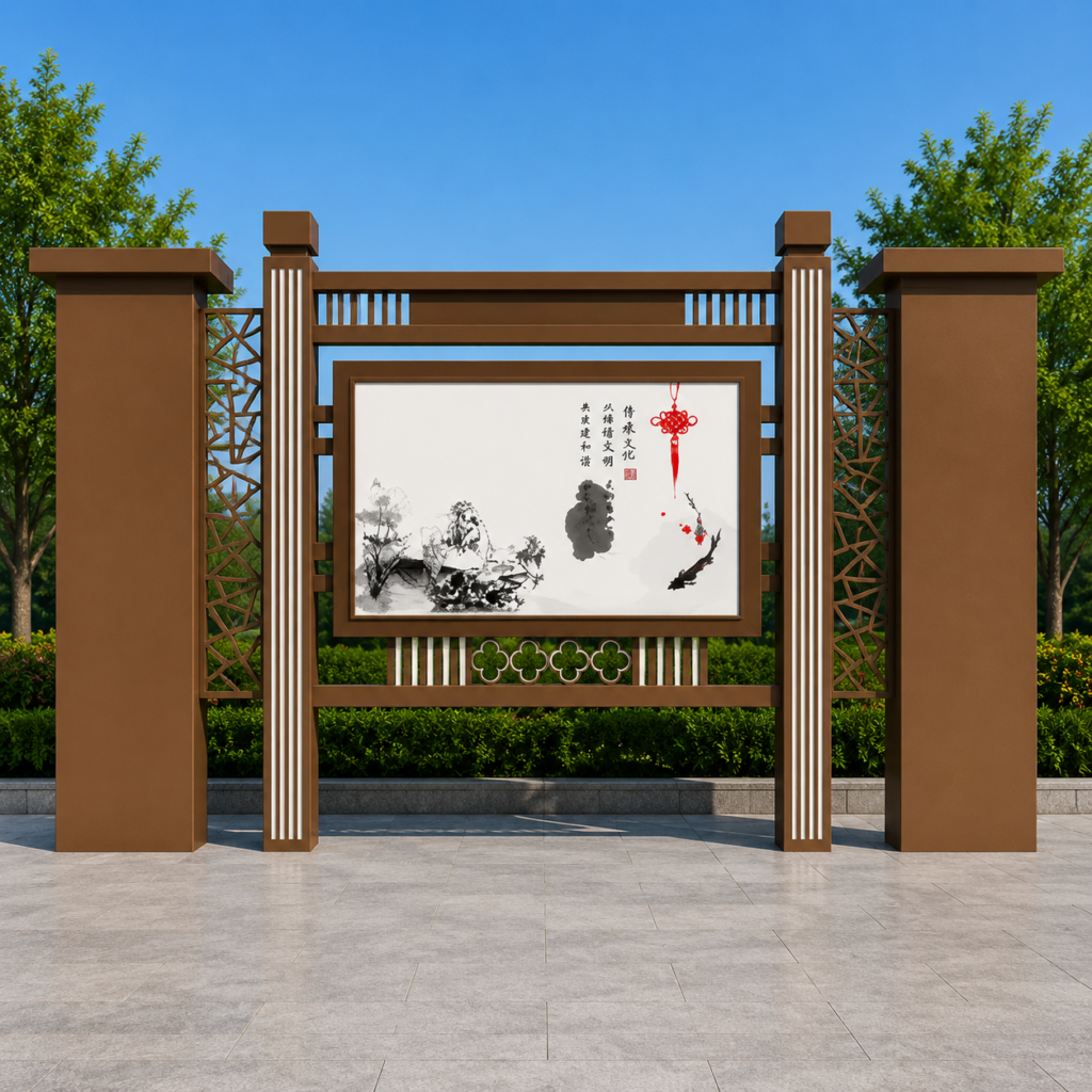 Community Outdoor Notice Board product image for outdoor commercial and public space projects