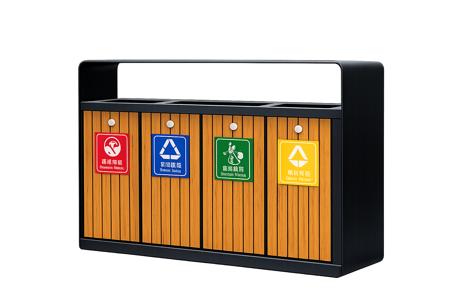 Metal Outdoor Trash Bin 1 product image for outdoor commercial and public space projects