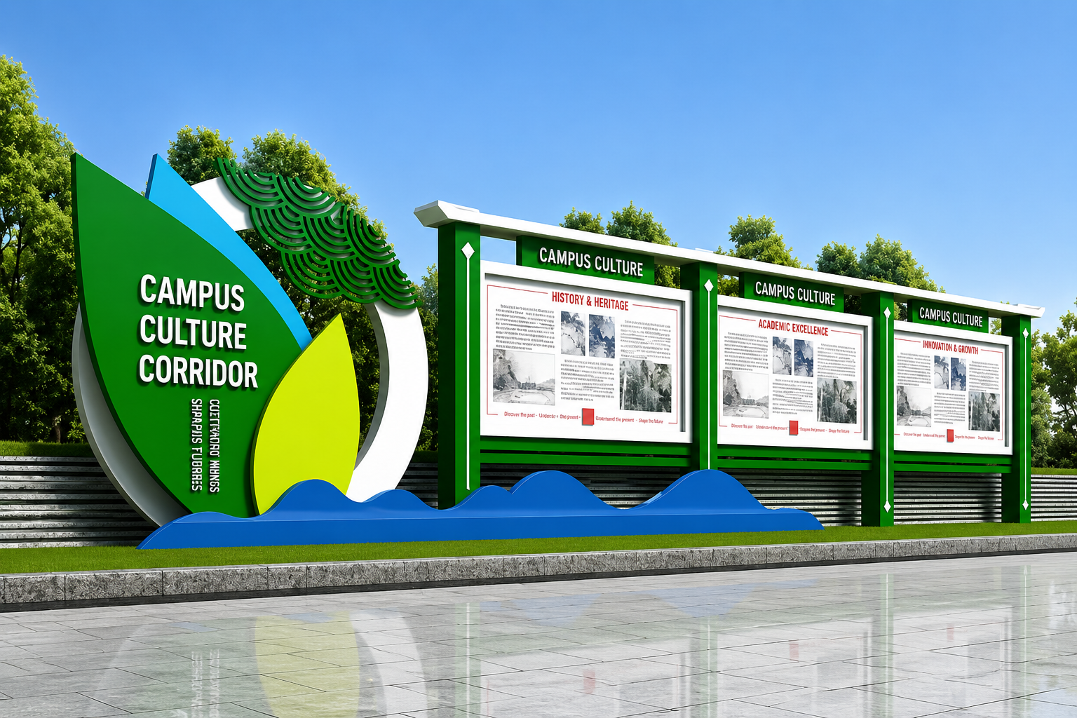Outdoor Notice Board 1 product image for outdoor commercial and public space projects