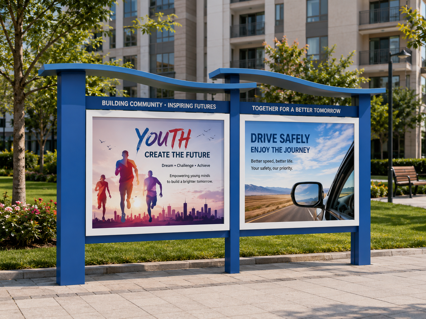 Outdoor Notice Board 1 product image for outdoor commercial and public space projects