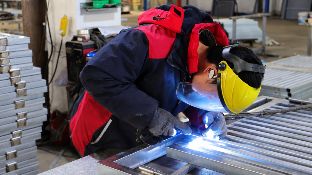 precision metal welding process