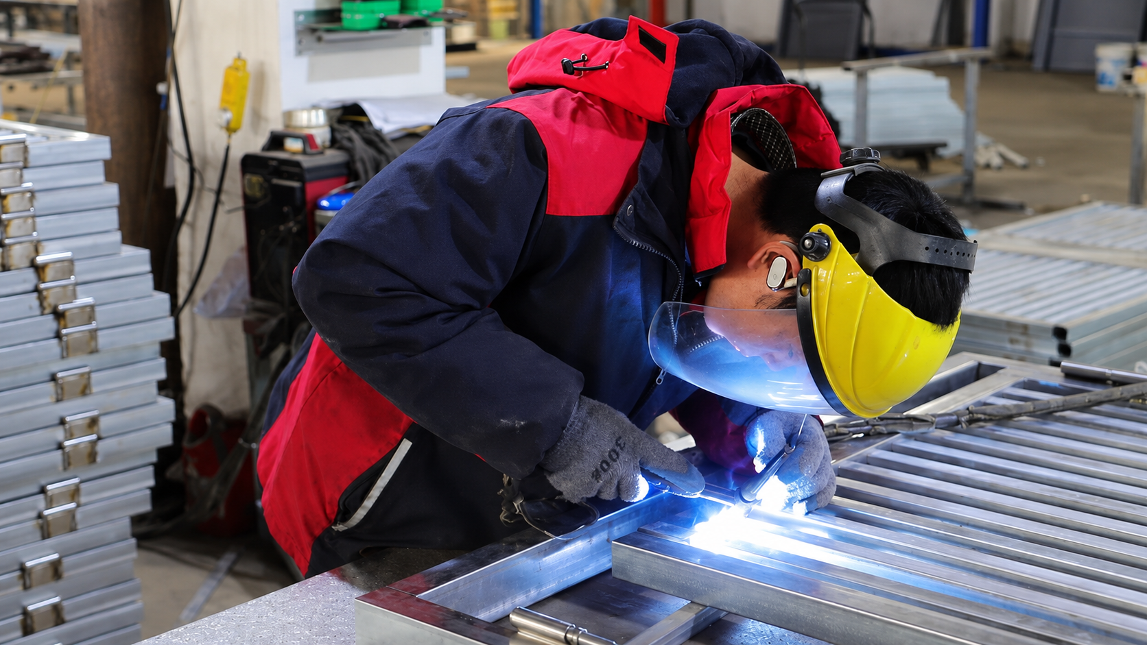 precision metal welding process