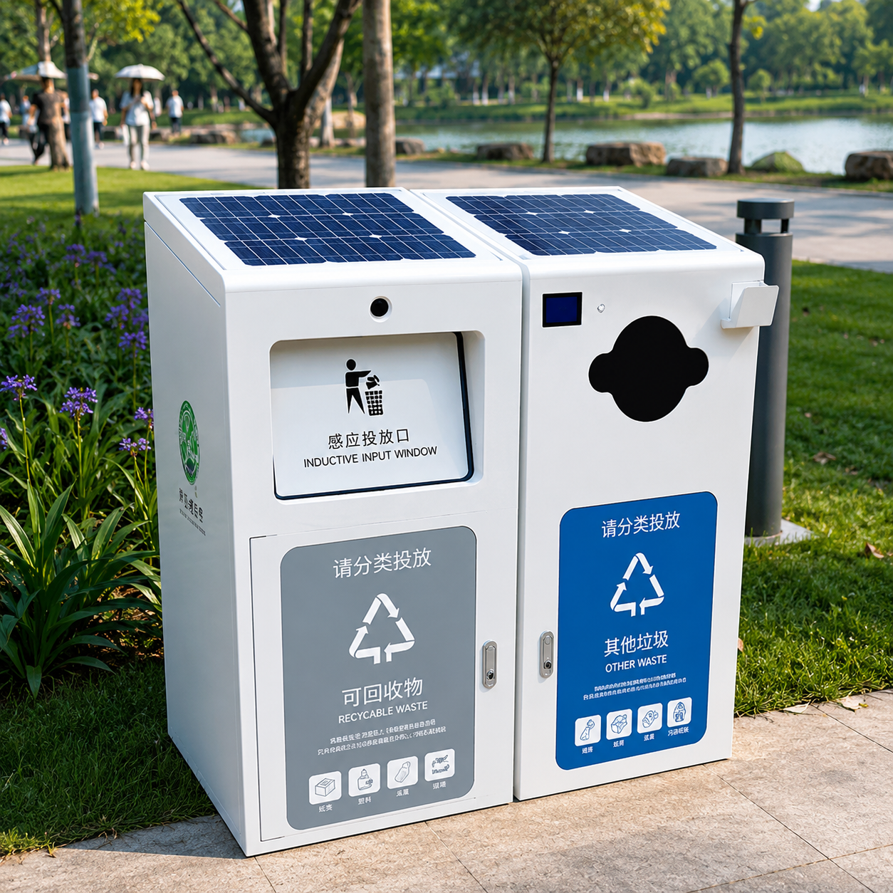 Smart Trash Bin 1 product image for outdoor commercial and public space projects