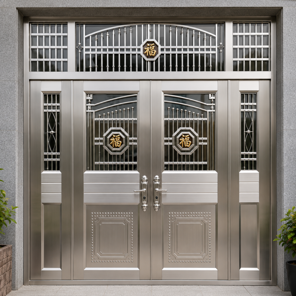 Stainless Steel Security Door 1 product image for outdoor commercial and public space projects