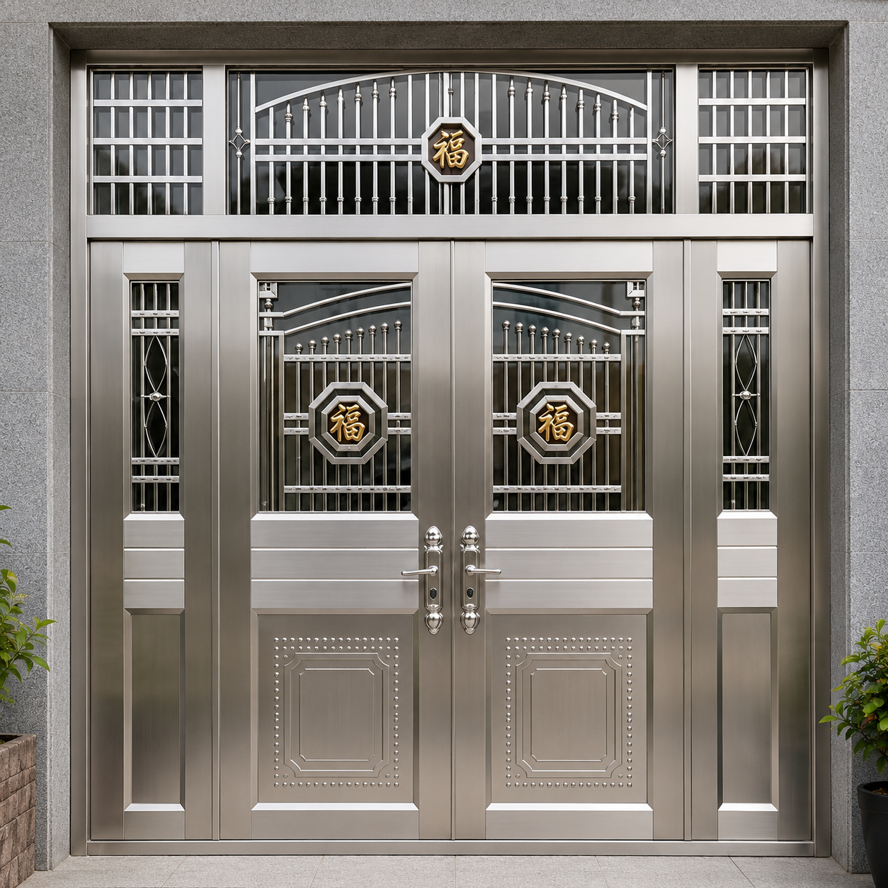 Stainless Steel Security Door 1 Product Image Stainless Steel Security Door 1 product image for outdoor commercial and public space projects