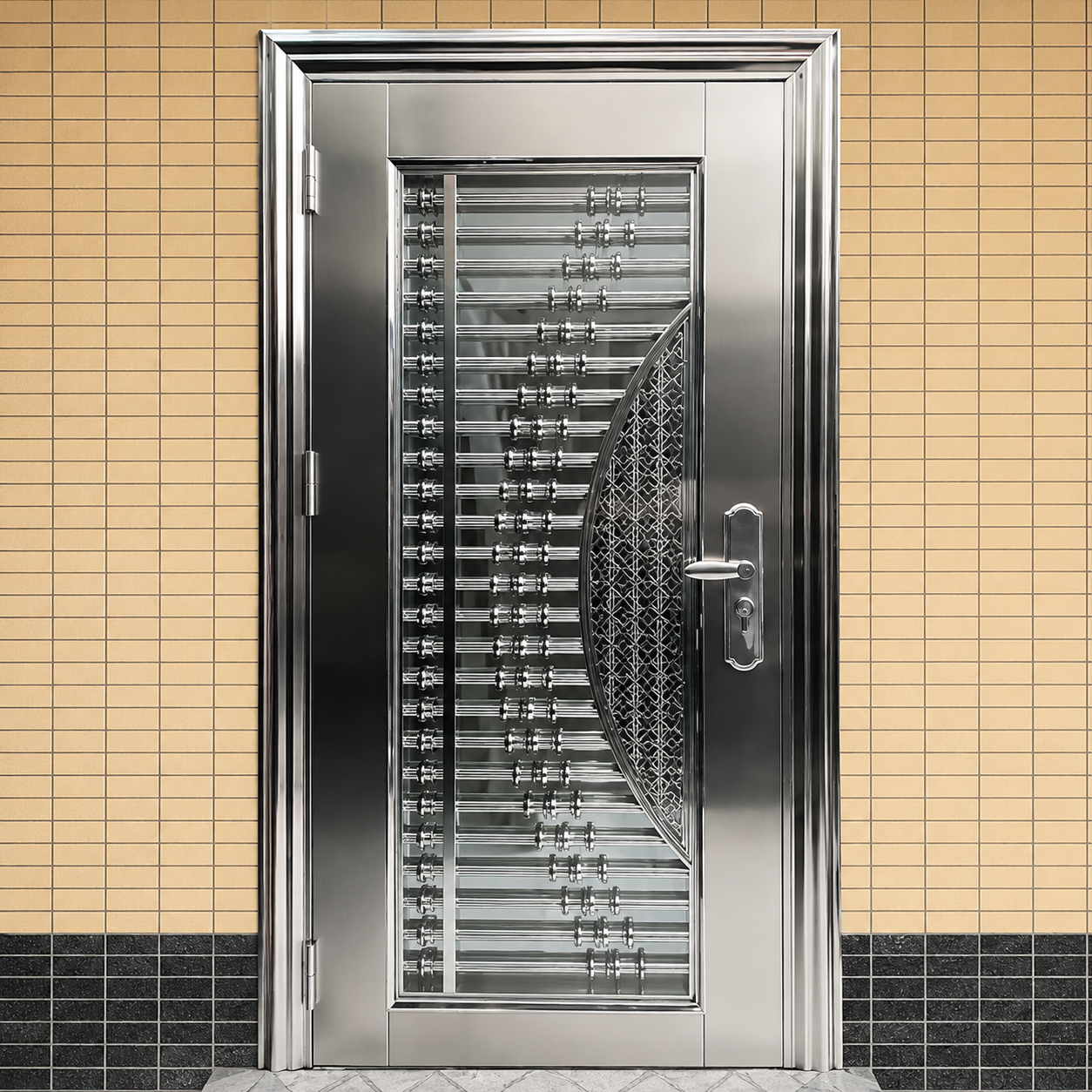 Stainless Steel Security Door 3 Product Image Stainless Steel Security Door 3 product image for outdoor commercial and public space projects