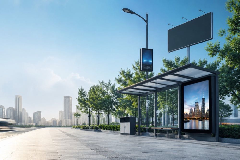 Lean desktop urban facilities background image